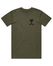 Core Words Tee - Olive/Black