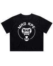 W Circle Crop Tee - Black