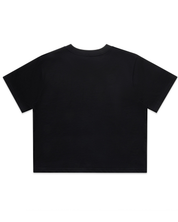 W Circle Crop Tee - Black