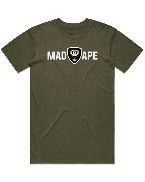 MadShieldApe Tee - Olive – Mad Ape