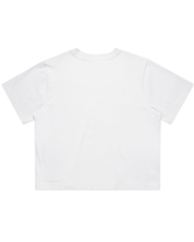W Circle Crop Tee - White