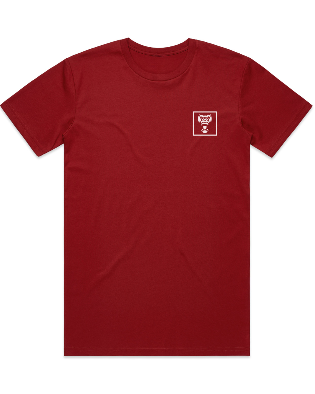 SquareVertical Tee - Cardinal
