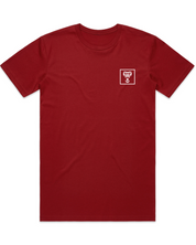 SquareVertical Tee - Cardinal