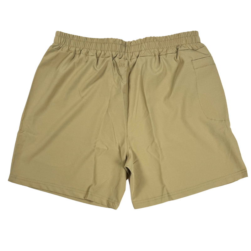 Mens 5 Inch Shorts - Khaki