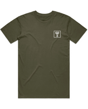 SquareVertical Tee - Olive