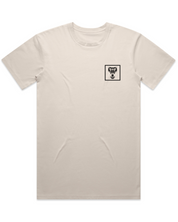 SquareVertical Tee - Bone