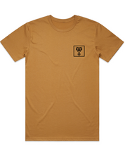 SquareVertical Tee - Camel