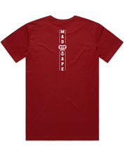 SquareVertical Tee - Cardinal