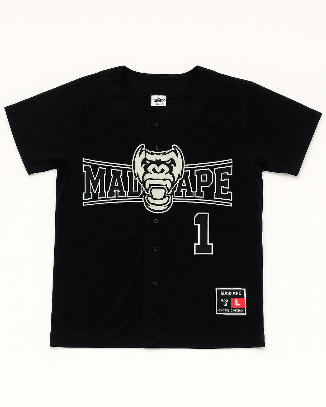 Baseball Jersey - Black