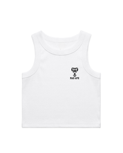 W CoreWords Crop Tank White