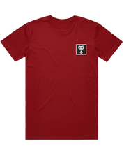 CoreSquare Tee - Cardinal