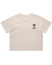 W Core Words Crop Tee - Bone