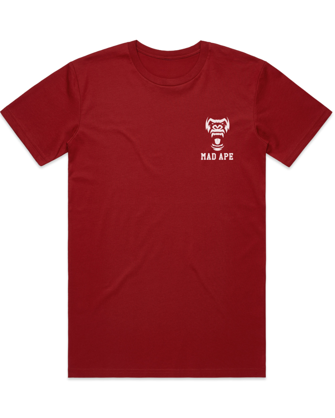 Core Words Tee - Cardinal/White