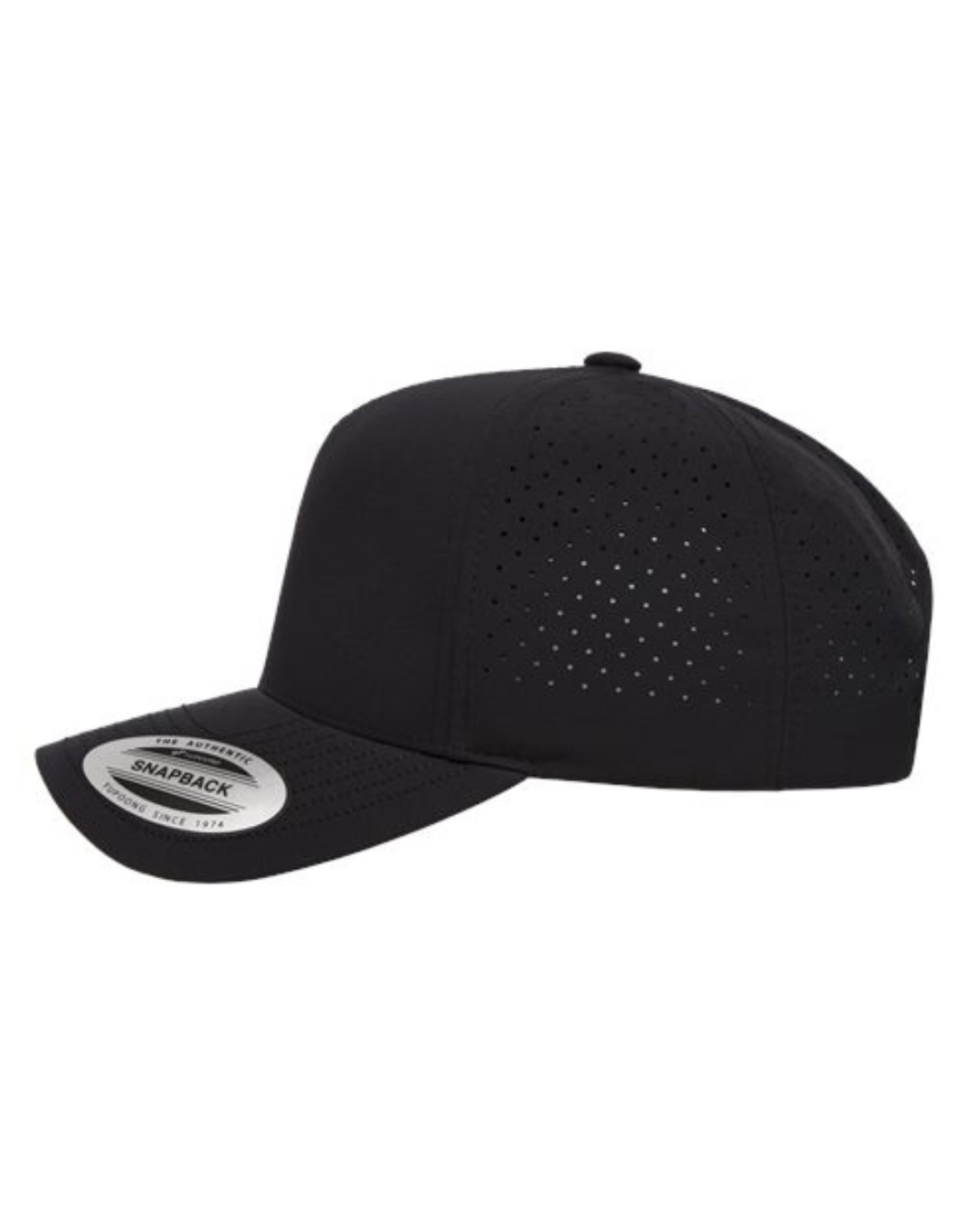 Horizontal Yupoong PerfSnap - Black