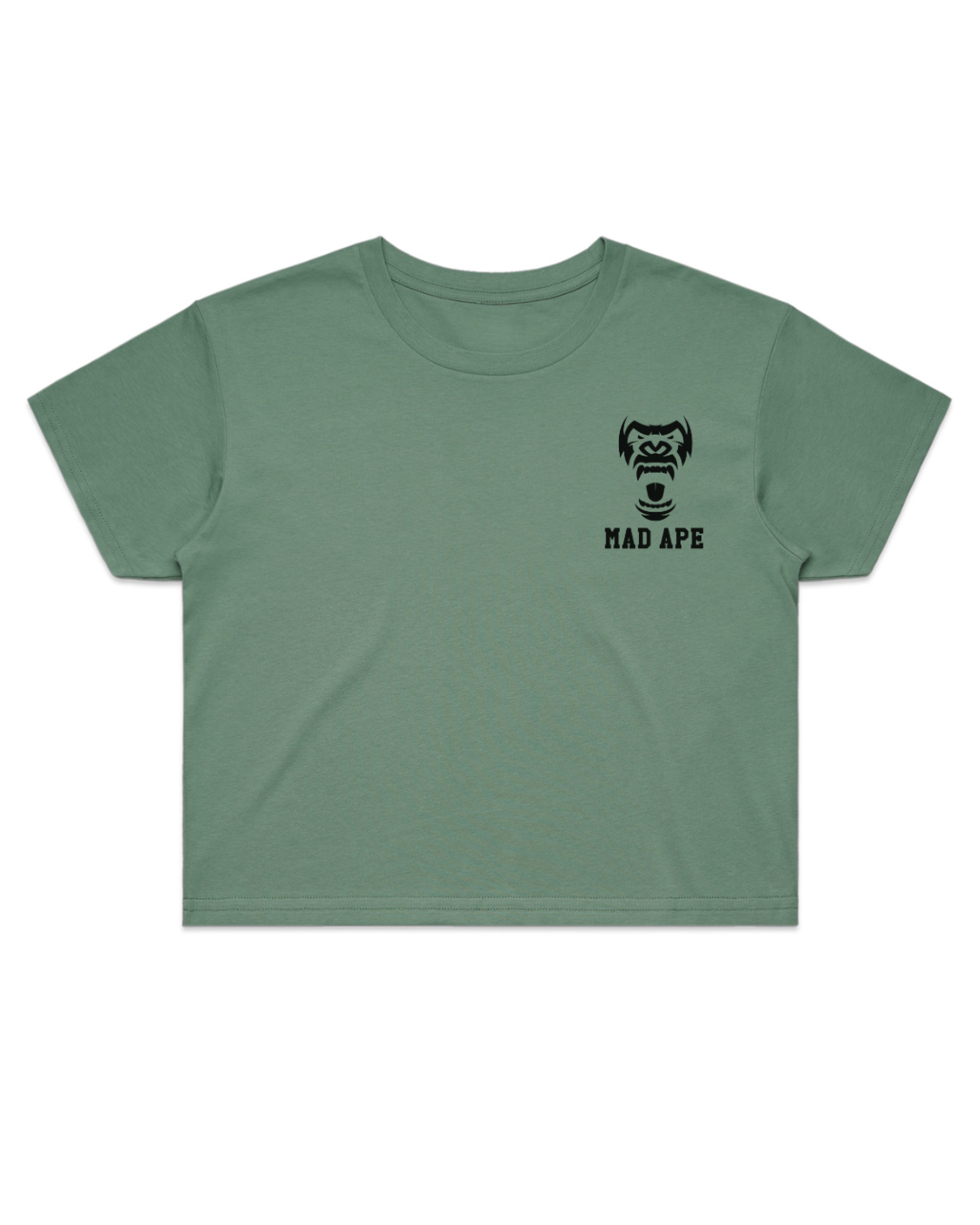 W Core Words Crop Tee - Sage