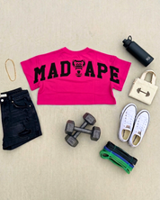W Oversize Tee - Pink