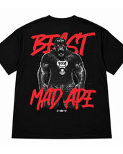 Oversized Graphic Tee - Red Beast