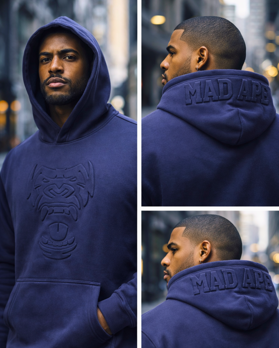 Puff Hoodie - Navy