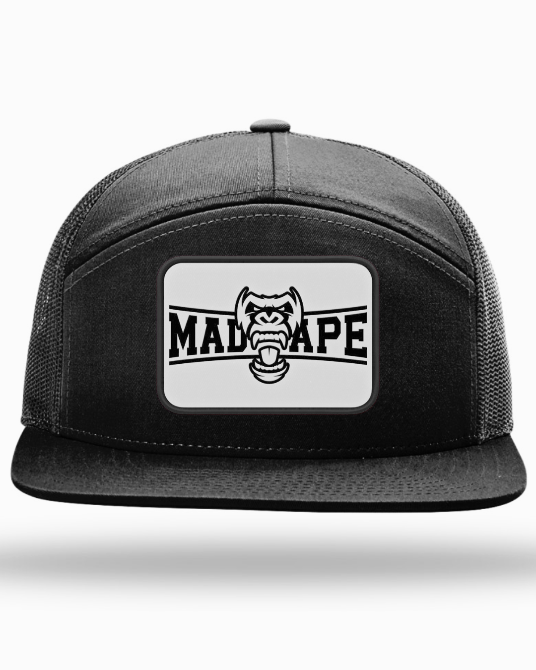 PatchWhite Richardson 7Panel - Black