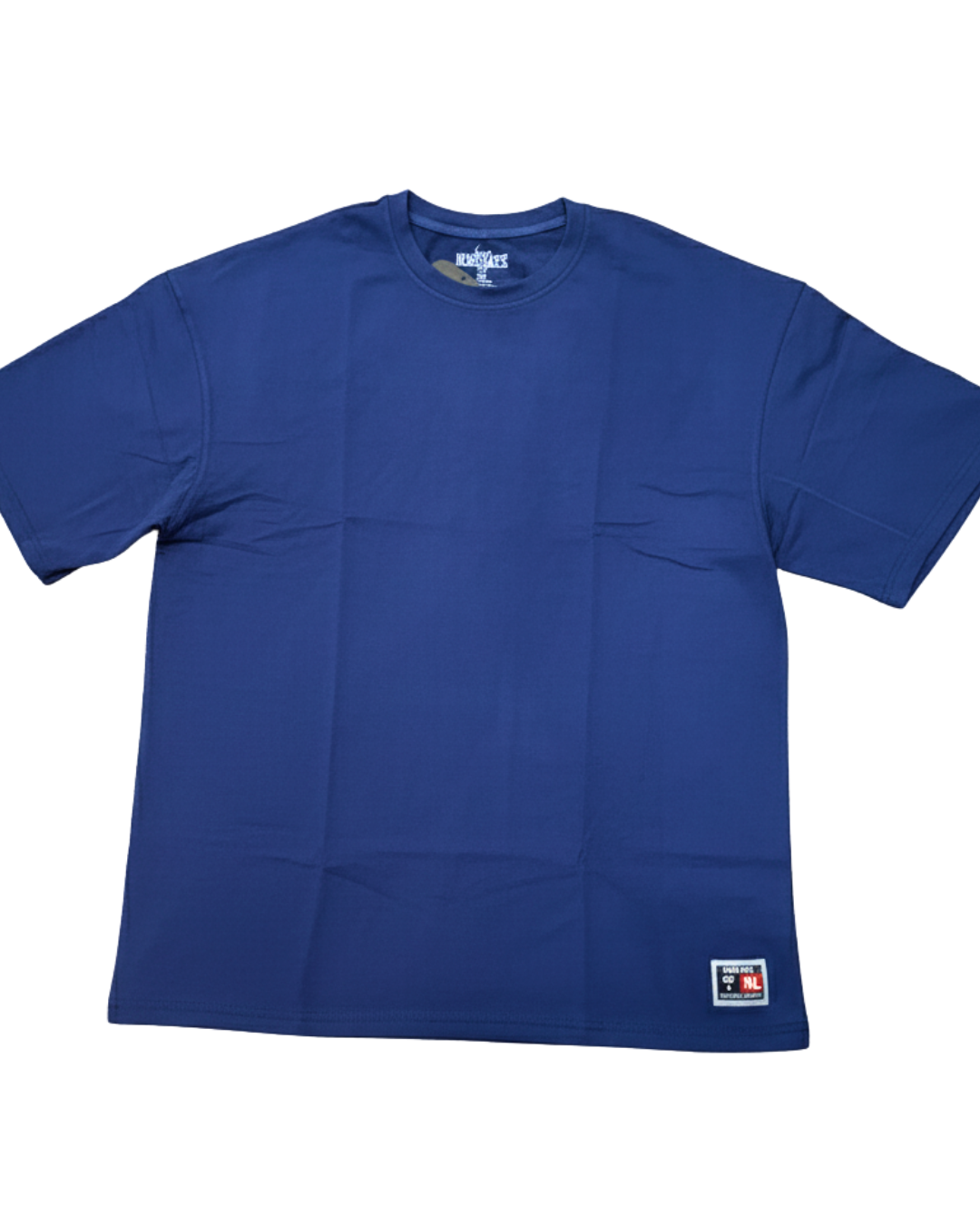 Oversized Tee - Blue/White