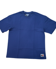 Oversized Tee - Blue/White