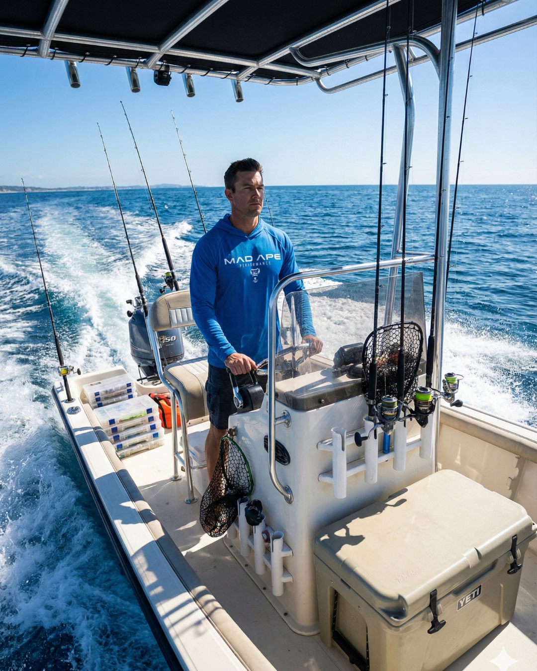 Performance Hoodie - MA performance - Blue