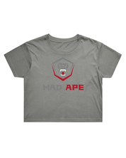 W Pentagon (Front) Crop Tee - Shadow