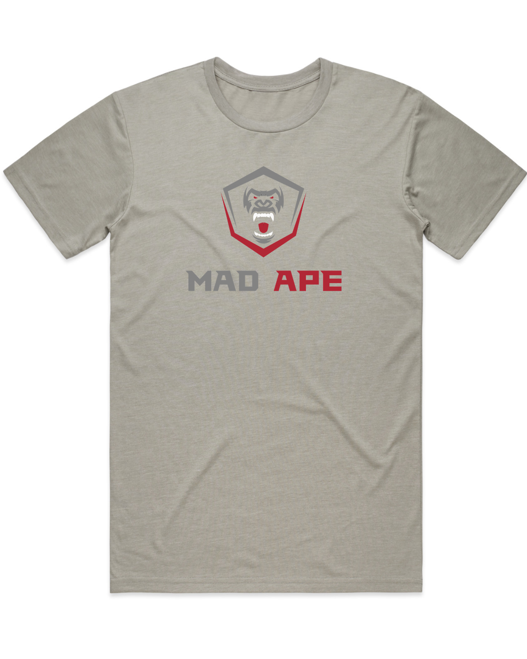 Pentagon Tee - Light Gray