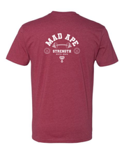 Barbell Strength Tee - Cardinal
