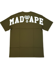 Oversized Tee - Olive/White