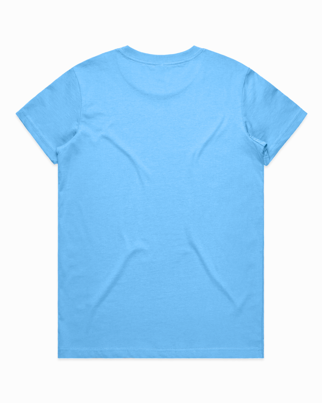 W Words Front Tee - Sky