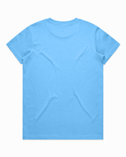 W Words Front Tee - Sky