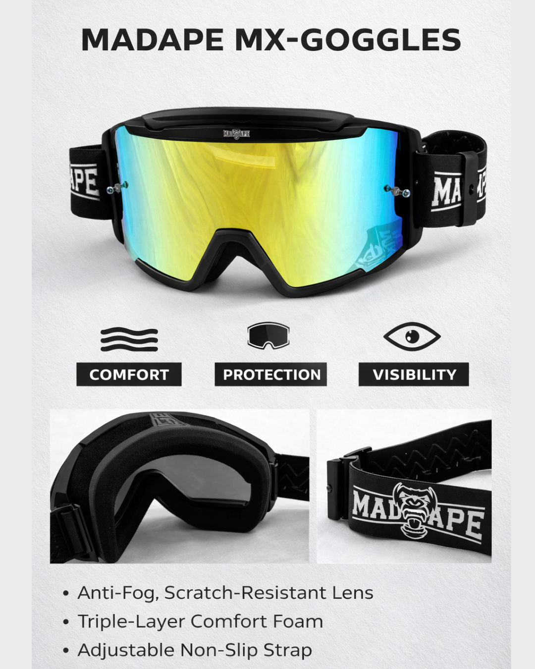 bape ski goggles Goggle