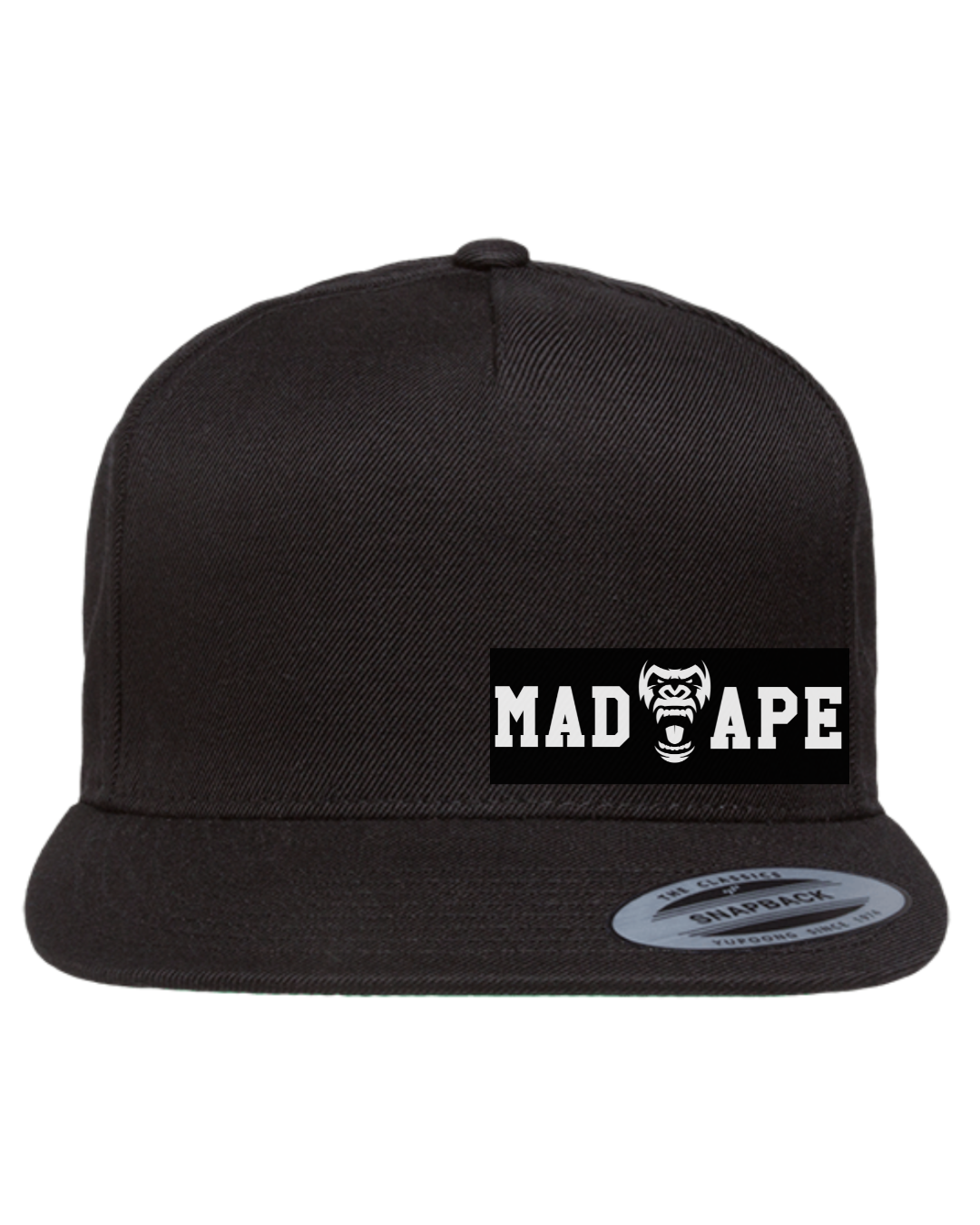 Horizontal Yupoong Snap - Black