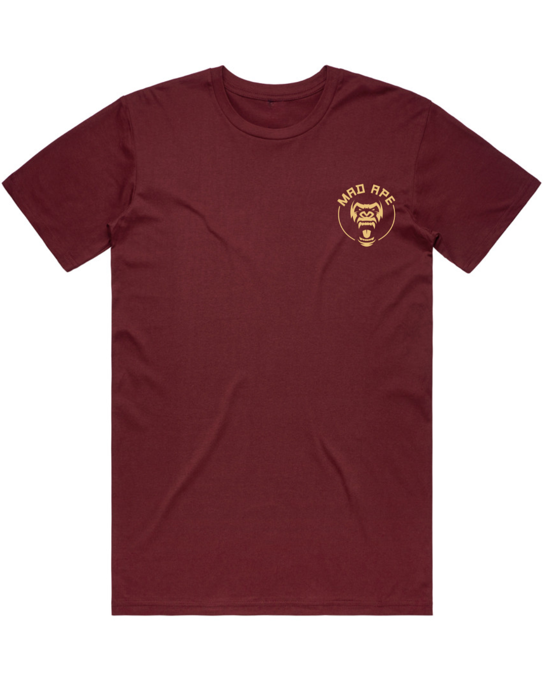 Core Circle Tee - Burgundy/Gold
