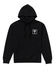 Square Vertical Hoodie - Black