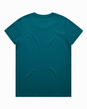 W Words Front Tee - Teal