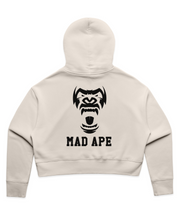 W Core Words Crop Hoodie - Bone