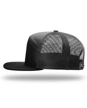 PatchWhite Richardson 7Panel - Black
