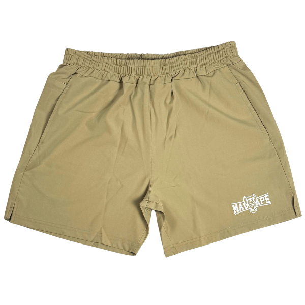 Mens 5 Inch Shorts - Khaki
